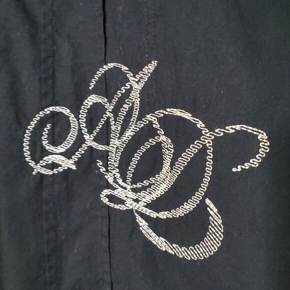 Artful Dodger Shirt Size 3XL Embroidered Signature Eagle Logo Button Front Mens - Picture 8 of 13